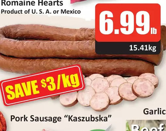 Starsky Pork sausage "kaszubska" offer