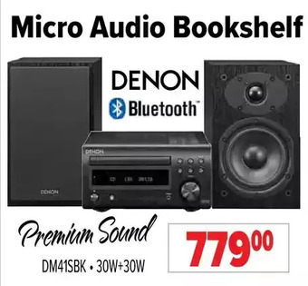 2001 Audio Video Denon micro audio bookshelf offer