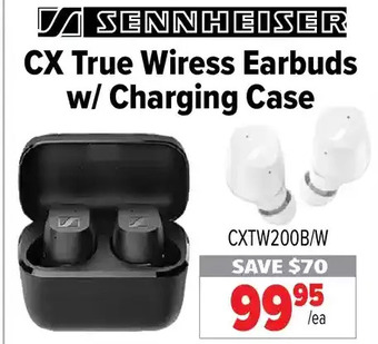 2001 Audio Video Sennheiser cx true wiress earbuds w/ charging case offer