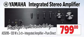 2001 Audio Video Yamaha integrated stereo amplifier offer