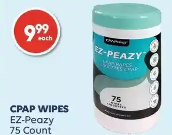 Shoppers Drug Mart Ez-peazy cpap wipes offer