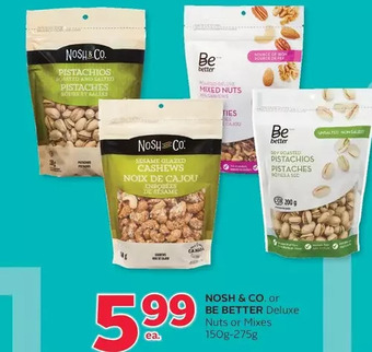 Rexall Nosh & co or be better deluxe nuts or mixes offer