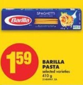 No Frills Barilla Pasta 410 g offer