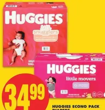 No Frills Huggies Econo Pack Diapers offer