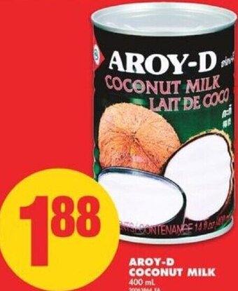 No Frills Aroy-D Coconut Milk 400 ml offer