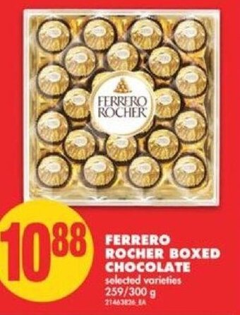 No Frills Ferrero Rocher Boxed Chocolate 259/300 g offer