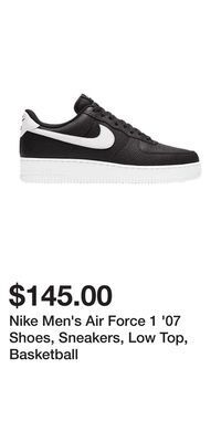 Sport Chek Nike men's air force 1 '07 shoes, sneakers, low top, basketball offer