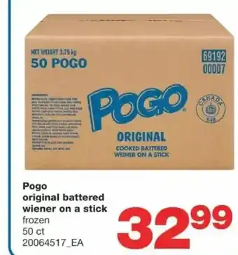 Wholesale Club Pogo original battered wiener on a stick offer