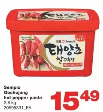 Wholesale Club Sempio gochujang hot pepper paste offer