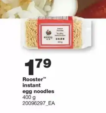 Wholesale Club Rooster instant egg noodles offer