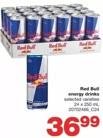 Wholesale Club Red bull energy drinks offer