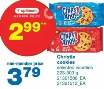 Wholesale Club Christie cookies offer