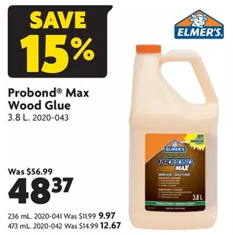 Home Hardware Elmer's probond max wood glue offer