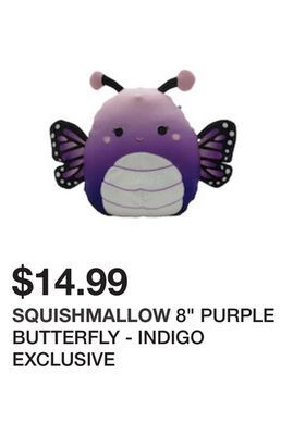 Chapters Indigo 8" purple butterfly - indigo exclusive offer