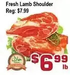 Top Food Supermarket Fresh lamb shoulder offer