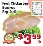 Top Food Supermarket Fresh chicken leg boneless offer
