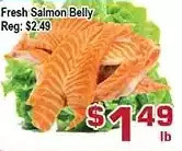 Top Food Supermarket Fresh salmon belly offer