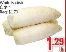 Hong Tai Supermarket White radish offer