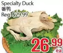 Specialty duck