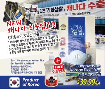 Galleria Supermarket Ganghwasum korean rice offer