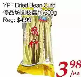 Tone Tai Supermarket Ypf dried bean curd offer