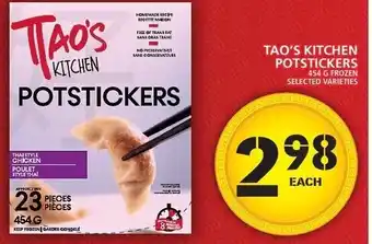 Food Basics Tao's Kitchen Potstickers 454 g offer