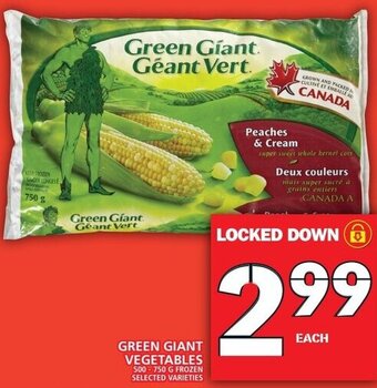 Food Basics Green Giant Vegetables 500-750 g offer