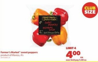 Real Canadian Superstore Farmer's Market Sweet Peppers offer