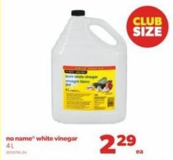 Real Canadian Superstore no name White Vinegar 4L offer