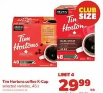 Real Canadian Superstore Tim Horton's Coffee K-Cup offer