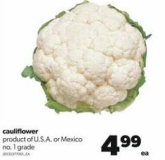 Real Canadian Superstore Cauliflower offer