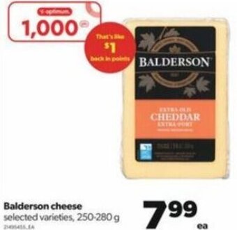 Real Canadian Superstore Balderson Cheese 250-280 g offer
