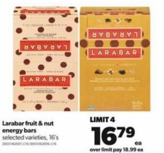 Real Canadian Superstore Larabar Fruit & Nut Energy Bars offer