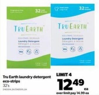 Real Canadian Superstore Tru Earth Laundry Detergent eco-strips 32's offer