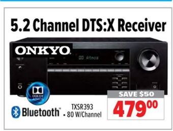 2001 Audio Video 5.2 channel dts:x receiver offer