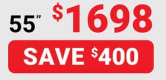 Visions Electronics Lg oled evo native 120 hz panel 55" c2pua smart tv offer