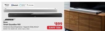 Visions Electronics Bose smart soundbar 900 offer