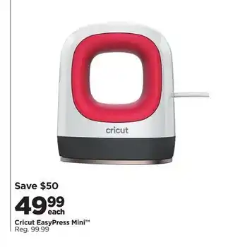 Michaels Cricut easypress mini offer