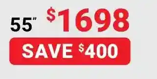 Visions Electronics Lg oled evo native 120hz panel 55" offer