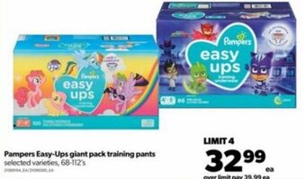 Real Canadian Superstore Pampers Easy-Ups Giant Pack Training pants offer