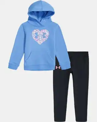 Under Armour Girls' toddler ua autumn heart hoodie set offer