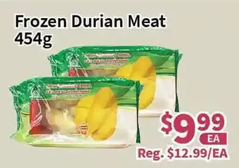 Blue Sky Supermarket Frozen durian meat offer