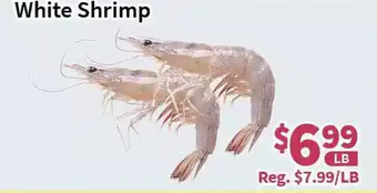 Blue Sky Supermarket White shrimp offer