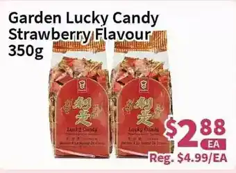 Blue Sky Supermarket Garden lucky candy strawberry flavour offer