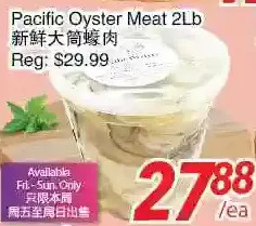 Foody World Pacific oyster meat offer
