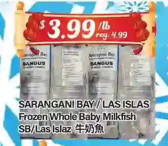 Btrust Supermarket Sarangani bay / las islas frozen whole baby milkfish offer