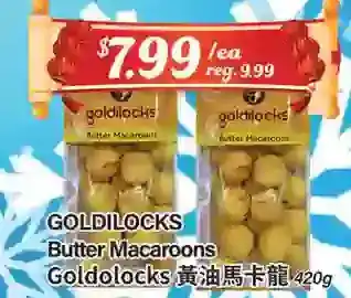 Btrust Supermarket Goldilocks butter macaroons offer
