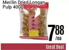 Nations Fresh Foods Merilin dried longan pulp offer