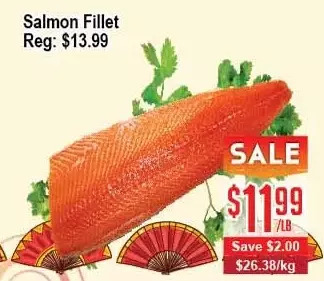 Skyland Foodmart Salmon fillet offer