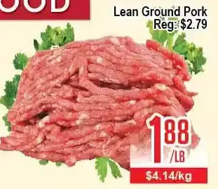 Skyland Foodmart Lean ground pork offer
